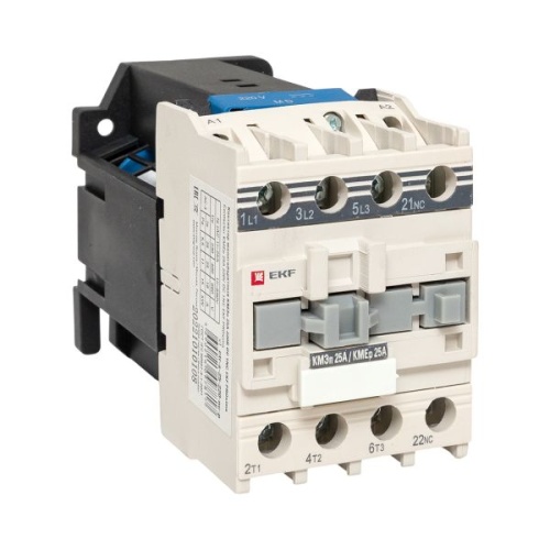 Контактор КМЭп малогабаритный 25А 220В DC 1NC EKF PROxima Контактор КМЭп малогабаритный 25А 220В DC 1NC EKF PROxima