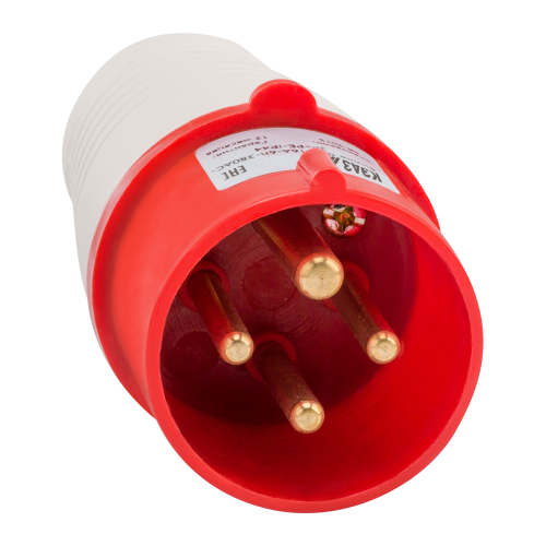 Вилка кабельная 024-32А-6h-380AC-3P+PE-IP44 Вилка кабельная 024-32А-6h-380AC-3P+PE-IP44