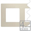 ETIKA Рамка 4-мест. сл. кость