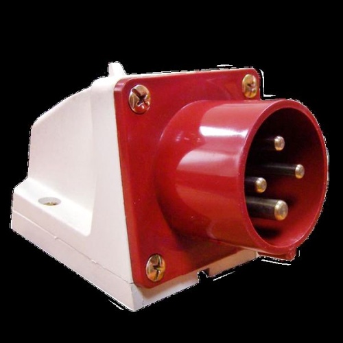 Вилка стационарная 524 3Р+РЕ 32А 380В IP44 EKF Вилка стационарная 524 3Р+РЕ 32А 380В IP44 EKF