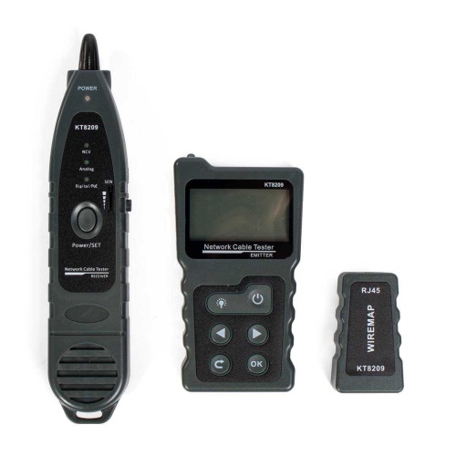 Тестер кабельный с PoE KT 8209 "PROLINE" (КВТ)