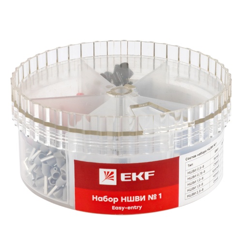 Набор НШВИ №1 (0,5-2,5мм2) EKF PROxima Набор НШВИ №1 (0,5-2,5мм2) EKF PROxima