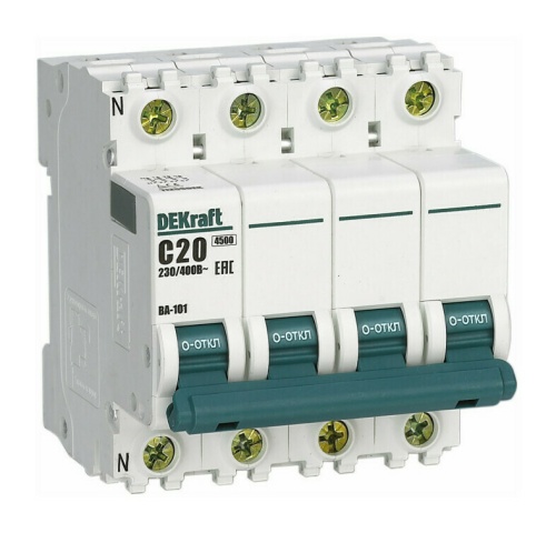 Авт. выкл. 4Р 4А х-ка B ВА-101 4,5кА