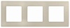 ETIKA Рамка 3-мест. сл. кость
