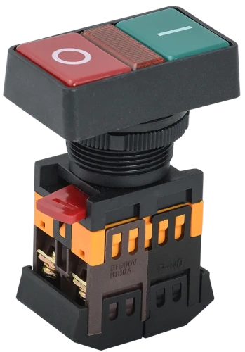 Кнопка РPВВ-30N "I-O" d30мм неон/240В 1з+1р ИЭК Кнопка РPВВ-30N "I-O" d30мм неон/240В 1з+1р ИЭК