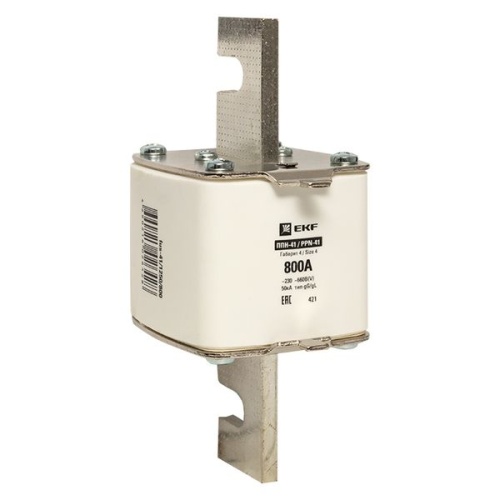 Плавкая вставка ППН-41 1250/ 800А габарит 4 EKF Плавкая вставка ППН-41 1250/ 800А габарит 4 EKF