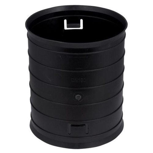 Муфта быстросъемная для двустенных труб d160 мм черная EKF-Plast