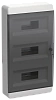TEKFOR Корпус пласт. ЩРН-П-36 IP41 черн. прозр. дверь IEK
