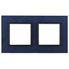 14-5102-29 Эл/ус ЭРА Рамка на 2 поста, стекло, Эра Elegance, синий+антр