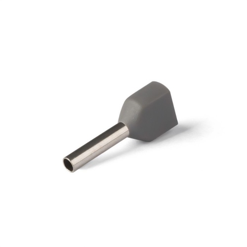 НШВИ(2) сечение 0,75 мм², длина 10 мм, серые (100 шт/уп) Промрукав