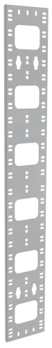 ITK Органайзер кабельный вертикальный 150х12мм 33U серый