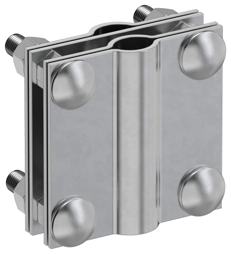 Заж. зазем. с раз. крес. стержень-пол./пр. оц. сталь HDZ IEK