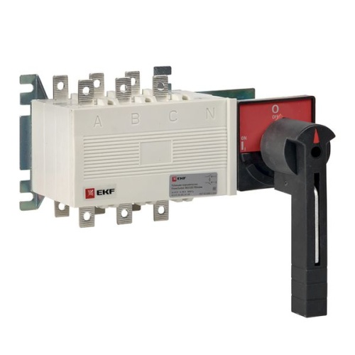 Рубильник-переключатель 100A 3P c рукояткой управления для прямой установки PowerSwitch EKF Рубильник-переключатель 100A 3P c рукояткой управления для прямой установки PowerSwitch EKF