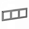 Valena LIFE.Рамка "Сталь".3-постовая универсальная
