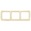 Лондон Рамка 3-местная горизонтальная бежевая EKF PROxima