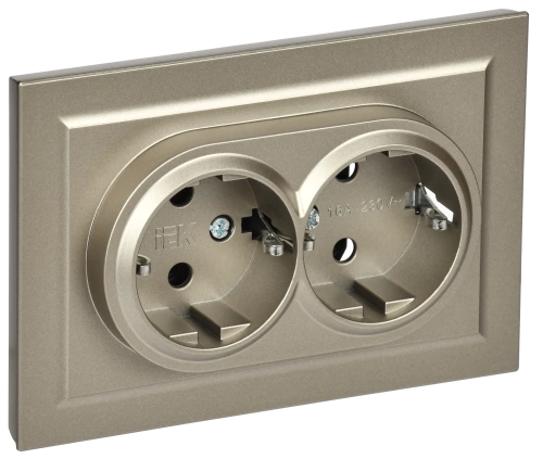 BRITE Роз. 2-я с з/к/ш 16А в сб. РСш12-3-БрШ шамп. IEK