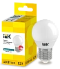 Лампа LED ALFA G45 шар 10Вт 230В 4000К E27 IEK