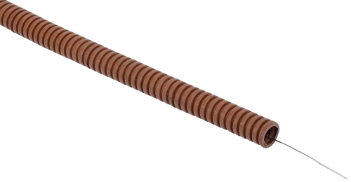 ELASTA Труба гофр. ПВХ d=20мм с зондом дуб (25м) IEK