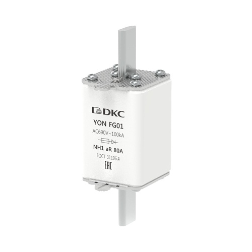 Предохранитель YON ножевого типа FG1 80А 690V характеристика aR