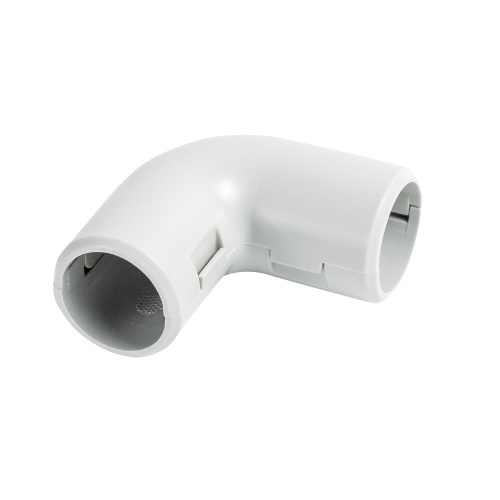 CI16G Угол 90 гр.(2част.) для труб D16мм, цвет серый (1уп = 50шт) Экопласт