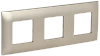 SKANDY Рамка 3-мест. SK-F03Sh шамп. IEK