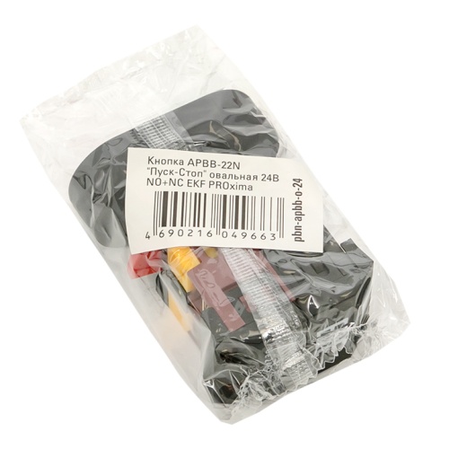 Кнопка APBB-22N "Пуск-Стоп" овальная 24В NO+NC EKF PROxima Кнопка APBB-22N "Пуск-Стоп" овальная 24В NO+NC EKF PROxima