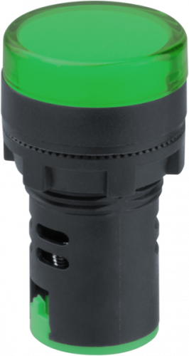 Лампа индикаторная Navigator 82 807 NBI-I-AD22-24-G зеленая d22мм 24В AC/DC Лампа индикаторная Navigator 82 807 NBI-I-AD22-24-G зеленая d22мм 24В AC/DC