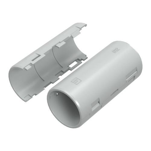 Муфта разборная d32 мм атмосферостойкая серая (36шт/360шт уп/кор) Промрукав
