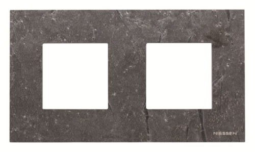 Рамка 2-постовая, серия Zenit, натуральный сланец  N2272 PZ (N2272 PZ)