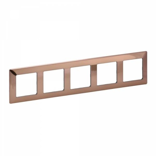 Valena LIFE.Рамка "Медь".5-постовая универсальная