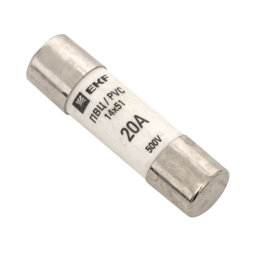 Плавкая вставка цилиндрическая ПВЦ (14х51) 20А EKF