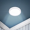 Светильник светодиодный ЭРА  LED 8-12-4K круглый накладной LED 12W 220V 4000K, белый (30/630)