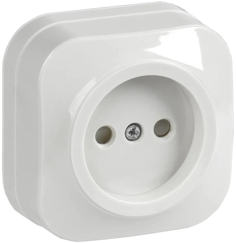 РСш20-2-ХБ Розет. 1-ая без з/к с з/ш о/у 10А GLORY белый IEK РСш20-2-ХБ Розет. 1-ая без з/к с з/ш о/у 10А GLORY белый IEK