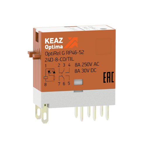 Реле промежуточное OptiRel G RP46-52-110D-8-CO-S/TIL