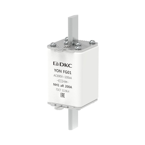 Предохранитель YON ножевого типа FG1 200А 690V характеристика aR