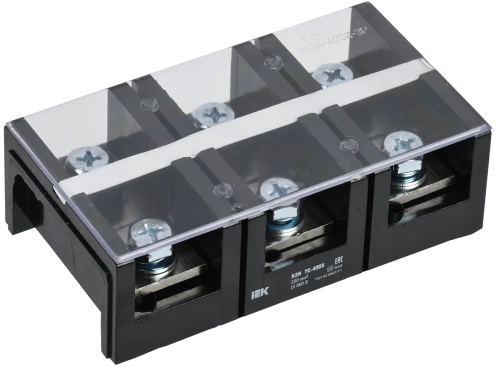 Блок зажимов БЗН ТВ-604 6 мм2 60A 4 пары IEK Блок зажимов БЗН ТВ-604 6 мм2 60A 4 пары IEK