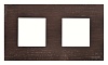 Рамка 2-постовая, серия Zenit, натуральное венге  N2272 WG (N2272 WG)