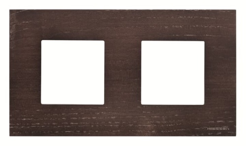 Рамка 2-постовая, серия Zenit, натуральное венге  N2272 WG (N2272 WG)
