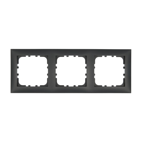 Рамка 3-постовая (черный бархат) LK60 Рамка 3-постовая (черный бархат) LK60