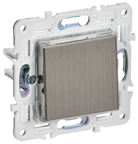 SKANDY Выключ. 1-кл. 10А SK-V01N никель IEK SKANDY Выключ. 1-кл. 10А SK-V01N никель IEK