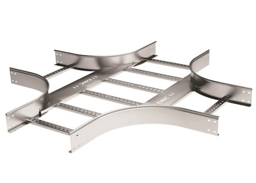 Х-ответвитель 50х200 R-300, лонжерон 1,5 мм, цинк-ламельный, в комплекте с крепежными элементами и соединительными пластинами, необходимыми для монтажа