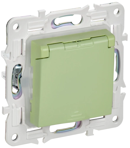 SKANDY Роз. з/к/ш кр. 16А IP44 SK-R11M мятн. IEK SKANDY Роз. з/к/ш кр. 16А IP44 SK-R11M мятн. IEK