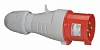 Прямая вилка - P17 Tempra Pro - IP 44 - 380/415 В~ - 32 A - 3К+З
