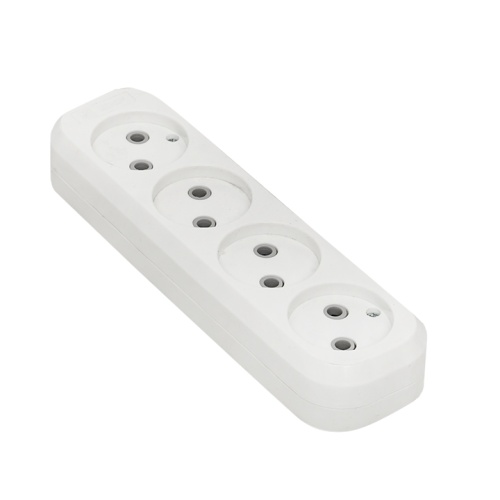 Колодка 4 гн. 10А 2,2кВт б/з Эксперт EKF PROxima