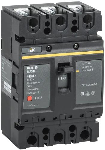 Выкл. авт. ВА88-35 3Р 160А 35кА MASTER IEK