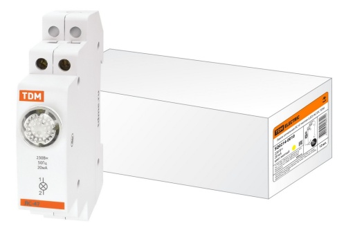 Лампа сигнальная ЛС-47 желтая (LED) AC/DC TDM Лампа сигнальная ЛС-47 желтая (LED) AC/DC TDM