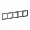 Valena LIFE.Рамка "Сталь".5-постовая универсальная