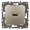 14-3114-04 Эл/ус ЭРА Розетка HDMI, IP20, Эра Elegance, шампань
