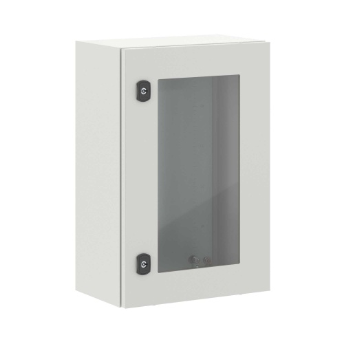 Корпус навесной STE с М/П с прозрачной дверью ВхШхГ 600x400x250 мм