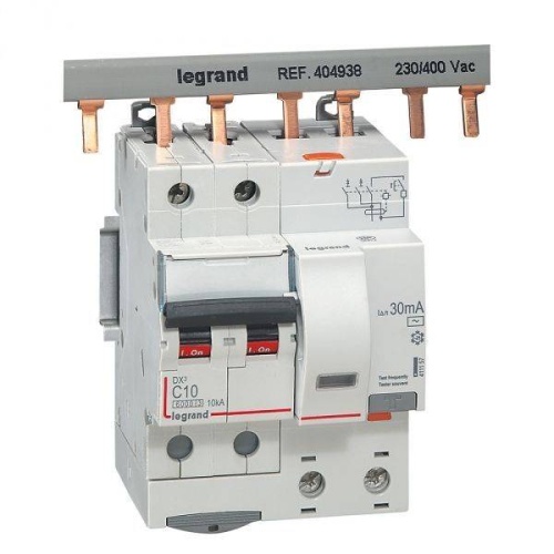 АВДТ DX3 2П C10А 300MA-AC 4м (Legrand)